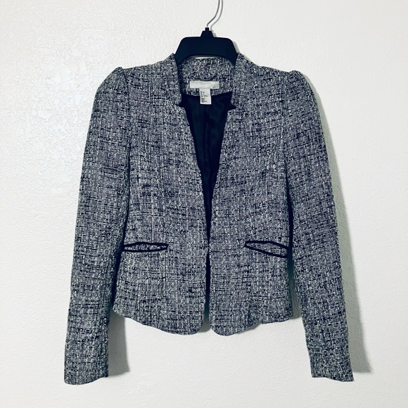 H&M Jackets & Blazers - H&M Tweed Blazer (Black)